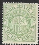 Stamps Spain -  8 - Escudo