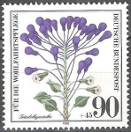 Stamps Germany -  Por el bienestar,Träubelhyazinthe, Muscari.