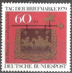 Sellos de Europa - Alemania -  Día del sello de 1979.por la historia y la filatelia postal.