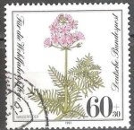 Stamps Germany -  Por el bienestar,manantial de agua, Hottonia palustris.