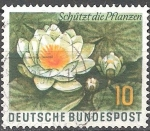 Stamps Germany -  Día de la Protección de la Naturaleza. Lirio de agua.