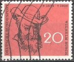 Stamps Germany -  50 Aniv de Wilhelm Busch, 1832-1908, escritor alemán, pintor y dibujante.