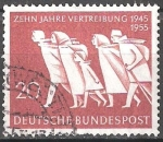 Stamps Germany -  Diez años expulsión, 1945 1955.