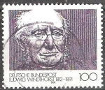 Stamps Germany -  Centenario de la muerte de Ludwig Windthorst (político).