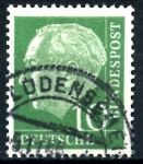 Stamps Germany -  ALEMANIA_SCOTT 708 PRESIDENTE THEODOR HEUSS. $0.2