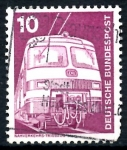Stamps : Europe : Germany :  ALEMANIA_SCOTT 1171.03 TREN ELECTRICO. $0,2