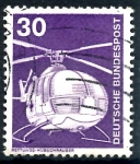 Stamps Germany -  ALEMANIA_SCOTT 1173 HELICOPTERO DE RESCATE. $0,2