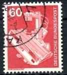 Stamps Germany -  ALEMANIA_SCOTT 1176.02 MAQUINA DE RAYOS X. $0,2