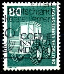 Stamps Germany -  ALEMANIA_SCOTT 1178 TRACTOR. $0,2