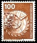 Stamps Germany -  ALEMANIA_SCOTT 1179.01 EXCAVADORA DE CARBON. $0,2