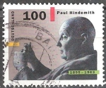 Stamps Germany -  Nacimiento Centenario de Paul Hindemith (compositor). 