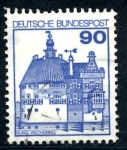 Stamps Germany -  ALEMANIA_SCOTT 1239.03 CASTILLO VISCHERENBURG. $0,35
