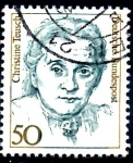 Stamps Germany -  ALEMANIA_SCOTT 1480.01 CHRISTINE TEUSCH. $0,2