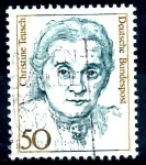 Stamps Germany -  ALEMANIA_SCOTT 1480.02 CHRISTINE TEUSCH. $0,2