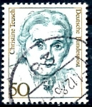 Stamps Germany -  ALEMANIA_SCOTT 1480.03 CHRISTINE TEUSCH. $0,2
