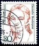 Stamps Germany -  ALEMANIA_SCOTT 1483.01 CLARA SCHUMANN. $0,2