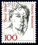 Stamps Germany -  ALEMANIA_SCOTT 1484.02 THERESE GIEHSE. $0,25