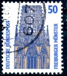 Sellos de Europa - Alemania -  ALEMANIA_SCOTT 1524 FILIGRANAS EN LA TRACERIA DEL CAPITEL DE LA CATEDRAL DE FREIBURG. $0,2