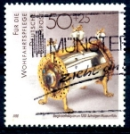 Stamps Germany -  ALEMANIA_SCOTT B670 RELICARIO DE ORO Y CRISTAL DE ROCA EN EL MUSEO DE COLONIA. $0,55