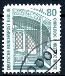 Stamps Germany -  ALEMANIA BERLIN_SCOTT 9N552.03 ENTRADA A ZOLLERN II, MINA DE CARBON EN DORTMUND. $0,95