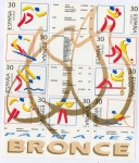 Sellos de Europa - Espa�a -  3418/3426- Deportes. Olímpicos de Bronce.