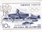 Sellos de Asia - Corea del norte -  INSTALACIONES JUEGOS OLIMPICOS 