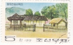 Stamps North Korea -  CASAS TIPICAS