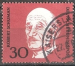 Stamps Germany -  Conmemoración de Adenauer (1ª edición). Robert Schuman.