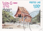 Stamps Laos -  templo Wat Dong Mieng