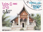 Sellos del Mundo : Asia : Laos : templo Vat Chanh