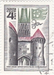 Sellos de Europa - Rusia -  CASTILLO MEDIEVAL -SUUR RANNAVÄRAV