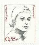 Stamps Germany -  MUJERES CÉLEBRES DE LA HISTORIA. HILDEGARD KNEF. YVERT DE 2124