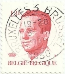 Stamps Belgium -  (316) SERIE REY BALDUINO TIPO VELGHE. VALOR FACIAL 13 BEF. YVERT BE 2202
