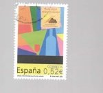 Stamps Spain -  vinos con denominacion de origen