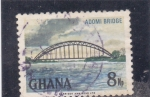 Stamps Ghana -  PUENTE ADOME, SOBRE RIO VOLTA
