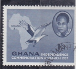 Sellos del Mundo : Africa : Ghana : Conmemoración Independencia de Ghana