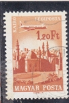 Stamps : Europe : Hungary :  AVIÓN SOBREVOLANDO EL CAIRO