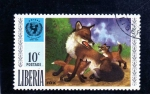 Stamps Liberia -  25 ANIVERSARIO DE UNICEF