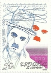 Stamps Spain -  CENTENARIOS. CHARLES CHAPLIN, CHARLOT. EDIFIL 3014