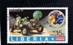 Stamps Liberia -  ASTRONAUTAS