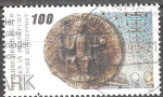 Stamps Germany -   750 años privilegio para ferias en Frankfurt am Main.