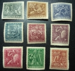 Stamps Ukraine -  MAGYAR KIR POSTA 1943