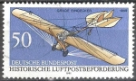 Sellos de Europa - Alemania -  Aviones de correo históricos. Monoplano de Hans Grade, 1909.