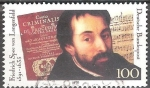 Stamps Germany -  400 Aniv de nacimiento de Friedrich Spee von Langenfeld (poeta y pionero de los derechos humanos).