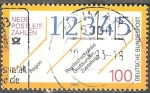 Stamps Germany -  Introducción del sistema de código postal de cinco dígitos.