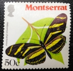 Stamps Spain -  Montserrat Butterflies