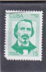 Stamps Cuba -  CARLOS M. DE CESPEDES