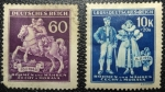 Stamps Czechoslovakia -  1943,1944