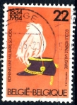 Stamps Belgium -  BELGICA_SCOTT 1173 150 ANIV. REAL ACADEMIA MILITAR., $0,4