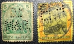 Stamps Germany -  PERFETTO 1901,1905